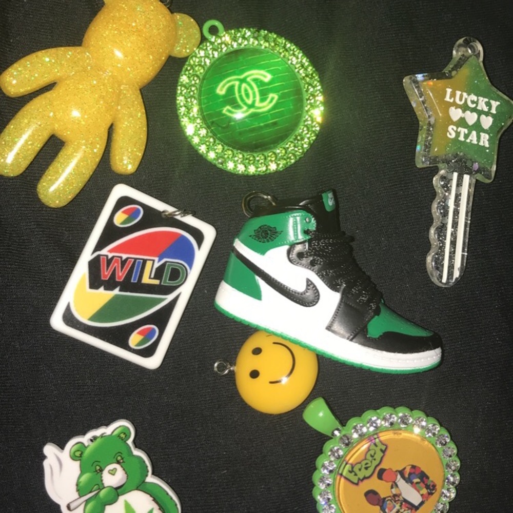 Fresh Prince Croc Charm Set!!💚💛🔥